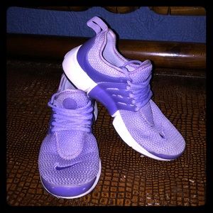 Purple Nike prestos’ women’s size 7